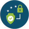 Icon Safety illustrating the data security approaches for Bioinformatics services Icon Safety illustrating the data security approaches for Bioinformatics services
