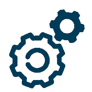 Animated gears graphic